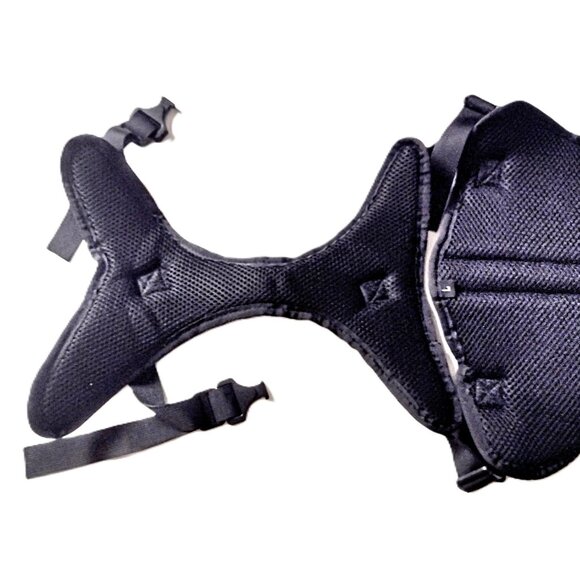 Black Tactical LG Dog Harness, Adjust. No-Pull Dog Vest ~ Metal Latches, Patches - Picture 12 of 15